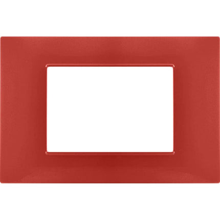 Placchetta per interruttore a 3 4 7 posti corallo cassetta 503 compatibile con vimar plana supporto cover - enzoled