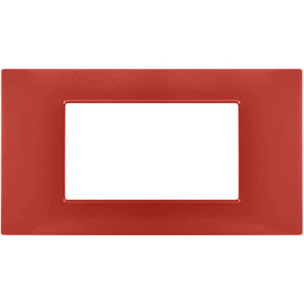 Placchetta per interruttore a 3 4 7 posti corallo cassetta 503 compatibile con vimar plana supporto cover - enzoled