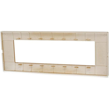 Placchetta per interruttore a 3 4 7 posti corallo cassetta 503 compatibile con vimar plana supporto cover - enzoled