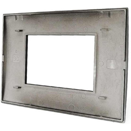 Placchetta per interruttore a 3 4 7 posti nero cassetta 503 compatibile con btcino matix supporto cover - enzoled