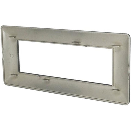 Placchetta per interruttore a 3 4 7 posti nero cassetta 503 compatibile con btcino matix supporto cover - enzoled