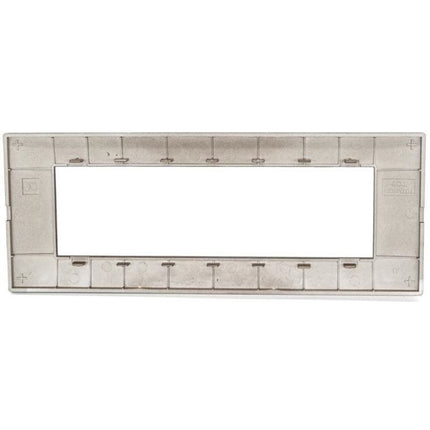 Placchetta per interruttore a 3 4 7 posti rame cassetta 503 compatibile con vimar plana supporto cover - enzoled