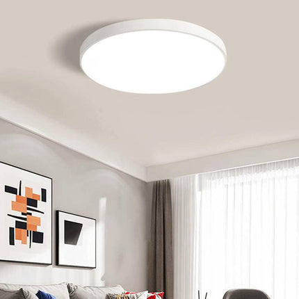 Plafoniera a led 70 watt rotonda lampada da soffitto bianca lampadario a luce fredda o naturale - enzoled