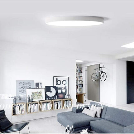 Plafoniera a led 70 watt rotonda lampada da soffitto bianca lampadario a luce fredda o naturale - enzoled