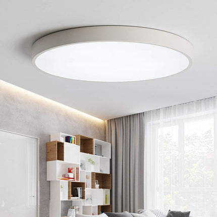 Plafoniera a led 70 watt rotonda lampada da soffitto bianca lampadario a luce fredda o naturale - enzoled