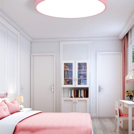 Plafoniera a led 70 watt rotonda lampada da soffitto rosa lampadario a luce fredda o naturale - enzoled