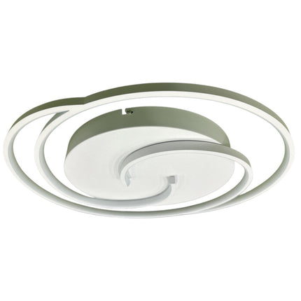 Plafoniera da soffitto a led 48 watt tonda lampadario moderno da cucina soggiorno luce fredda 6500k - enzoled