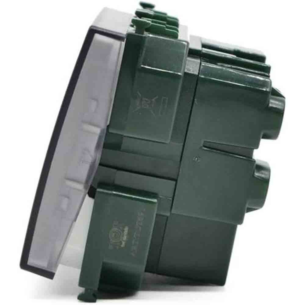 Pulsante portanome compatibile vimar plana targhetta campanello interruttore 2 moduli - enzoled