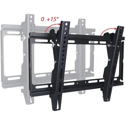 Staffa tv a parete fissa per tv monitor plasma da 14” a 42” inclinabile 15° supporto a muro televisore - enzoled