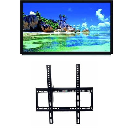 Staffa tv da 40” a 80” pollici supporto inclinabile a muro per televisore plasma lcd schermo attacchi vesa max 400x600 mm - enzoled