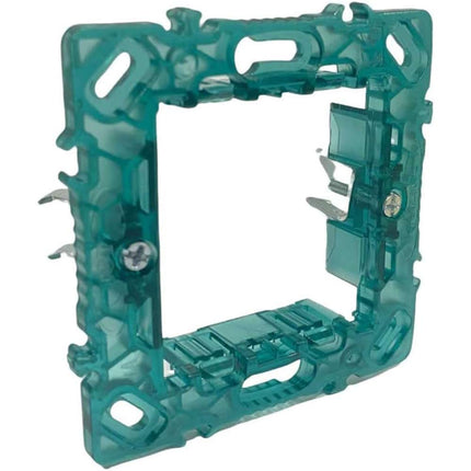 Supporti modulo verde per placche 2 3 4 7 posti compatibile con vimar plana cassetta 503 scatola per placchette interruttori - enzoled