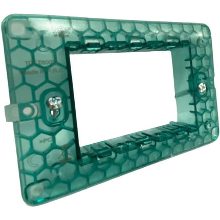 Supporti modulo verde per placche 2 3 4 7 posti compatibile con vimar plana cassetta 503 scatola per placchette interruttori - enzoled