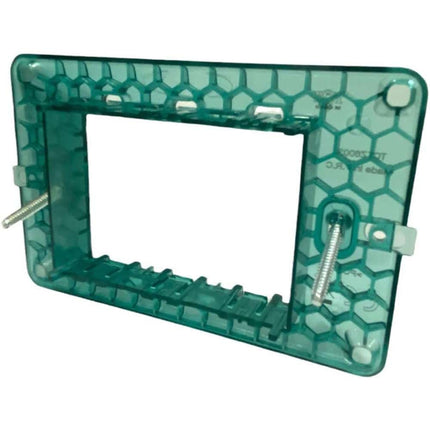 Supporti modulo verde per placche 2 3 4 7 posti compatibile con vimar plana cassetta 503 scatola per placchette interruttori - enzoled