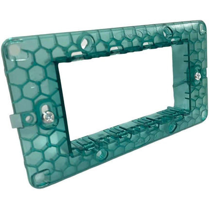 Supporti modulo verde per placche 2 3 4 7 posti compatibile con vimar plana cassetta 503 scatola per placchette interruttori - enzoled
