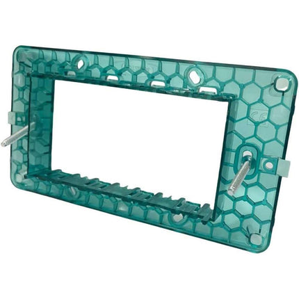 Supporti modulo verde per placche 2 3 4 7 posti compatibile con vimar plana cassetta 503 scatola per placchette interruttori - enzoled