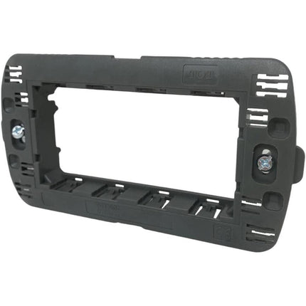 Supporto modulo per placche 4 posti compatibile con living light international cassetta 504 scatola per placchette interruttori - enzoled