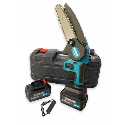 Motosega doppia batteria 68V lama 8 pollici motore brushless con oliatore tagliarami elettrosega enzoled