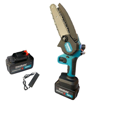 Motosega doppia batteria 68V lama 8 pollici motore brushless con oliatore tagliarami elettrosega enzoled