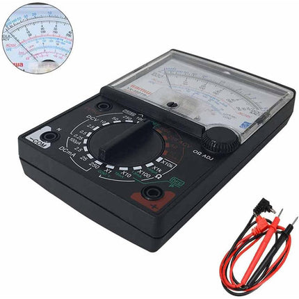 Multimetro analogico mini tester con puntali rilevatori di tensione enzoled