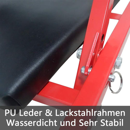 Carrello sabello da officina 2 in 1 sotto auto macchina da officina pieghevole con ruote girevole a 360° - enzoled