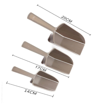 Paletta per ghiacco 3 pezzi in plastica pala dosa alimenti per caramelle dolci pop corn buffet bar ristorante paletta versa ghiaccio bartender - enzoled