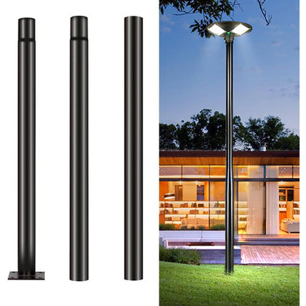 Palo verticale staffa per lampione ufo stradale 3 metri in sezione da 1 metro supporto in metallo componibile per faro - enzoled