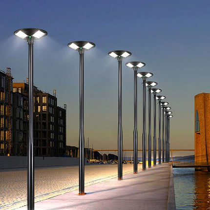 Palo verticale staffa per lampione ufo stradale 3 metri in sezione da 1 metro supporto in metallo componibile per faro - enzoled