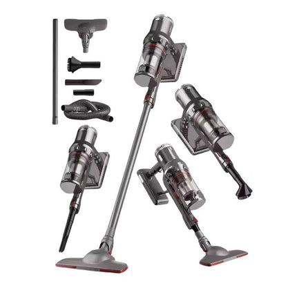 Aspirapolvere ricaricabile senza sacchetto con vari accessori scopa elettrice senza filo per casa auto 600 watt - enzoled