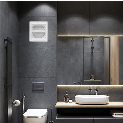 Aspiratore con ventola da parete per estrazione d’aria ventilazione per cambio aria elimina odori bagni ambienti pubblici e domestici 25 watt - enzoled