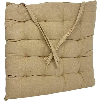 Cuscino per sedie da cucina cuscini imbottiti in cotone con laccetti 40x40 cm varie dimensioni - enzoled