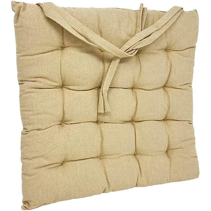 Cuscino per sedie da cucina cuscini imbottiti in cotone con laccetti 40x40 cm varie dimensioni - enzoled