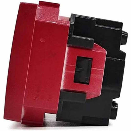 Presa schuko 10/16A rossa compatibile con matix prese spina tedesca 2P gruppo di continuità ups cassetta 503 - enzoled