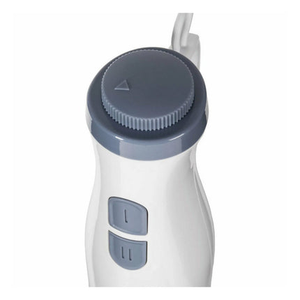 Frullatore elettrico da immersione 400 watt 2 livelli di velocità lame in acciaio inox mixer - enzoled