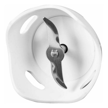 Frullatore elettrico da immersione 400 watt 2 livelli di velocità lame in acciaio inox mixer - enzoled