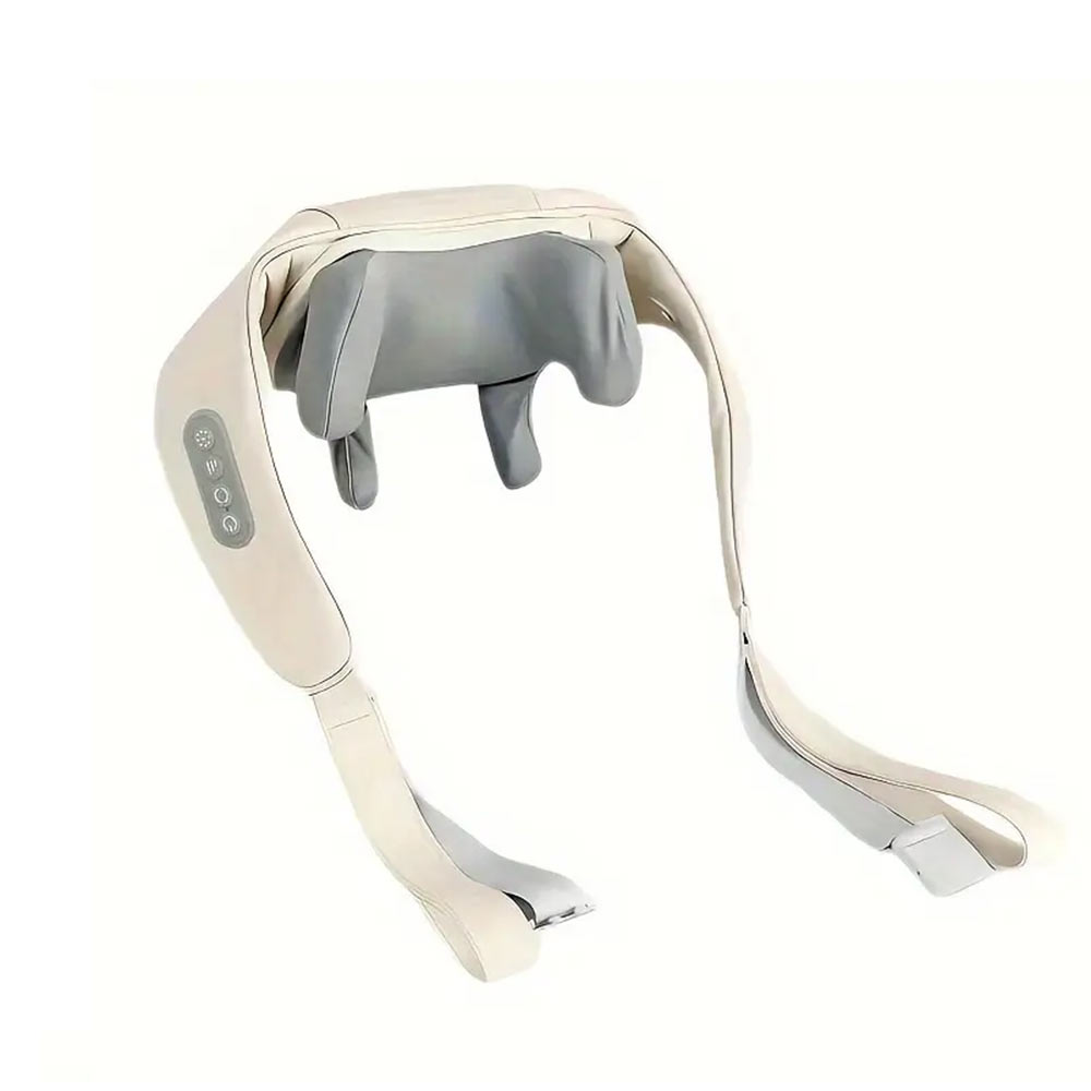 Massaggiatore ricaricabile per collo 3D massaggio shiatsu cervicale spalle schiena - enzoled