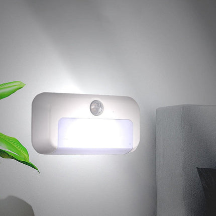 Mini plafoniera a led con sensore crepuscolare di movimento luce notturna ricaricabile usb - enzoled