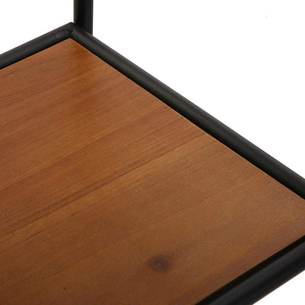 Libreria stile industriale mobile a 7 scaffali parete divisoria mobile da soggiorno cucina - enzoled