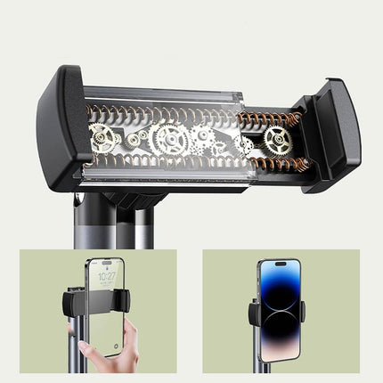 Piantana per cellulari inclinabile supporto da pavimento tavolo flessibile per smartphone allungabile cavalletto con rotazione 360° - enzoled