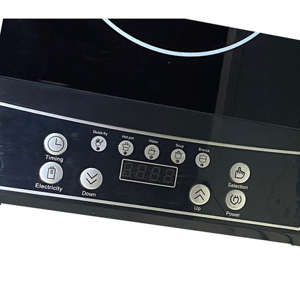 Piastra a induzione portatile singolo e doppio piano cottura fornello elettrico touch temperatura regolabile 1400/2000 watt - enzoled