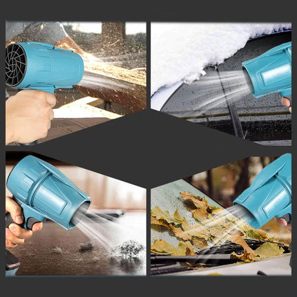 Soffiatore per foglie da giardino con doppia batteria 48v e 68v 1050 watt ventola turbo con ricaricabile - enzoled