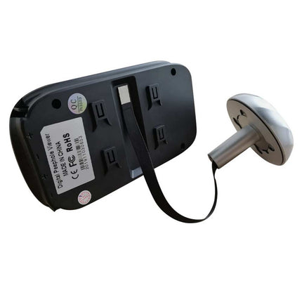 Spioncino digitale con monitor 2,8” per porta d’ingresso occhiello con led infrarossi campanello scatta foto - enzoled