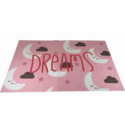 Tappeto moderno 50x80cm con base antiscivolo arredo per cameretta varie fantasie - enzoled