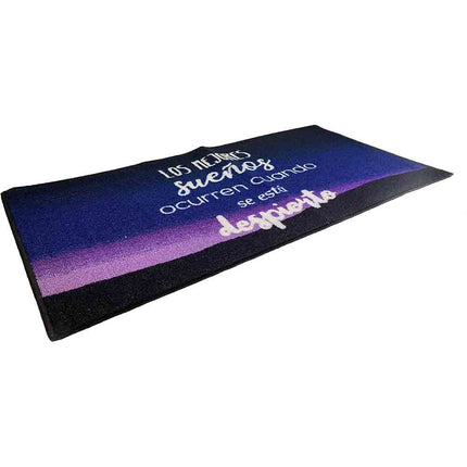 Tappeto moderno 57x110 cm con scritte antiscivolo arredo casa zerbino per cucina cameretta bagno vari colori - enzoled