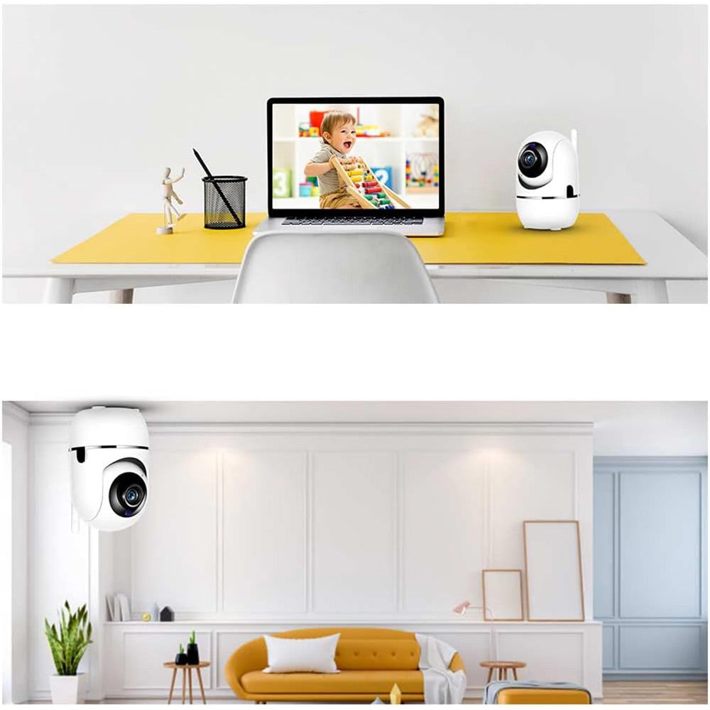 Telecamera Ip wireless motorizzata motion detection connessione WiFi e registrazione su micro sd indoor - enzoled