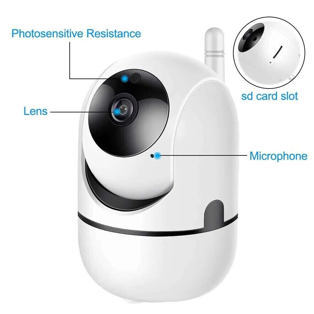 Telecamera Ip wireless motorizzata motion detection connessione WiFi e registrazione su micro sd indoor - enzoled