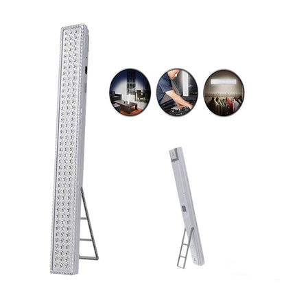 Lampada luce d’emergenza 18 watt 120 led 2 intensità di luce torcia ricaricabile dimmerabile luce bianca - enzoled