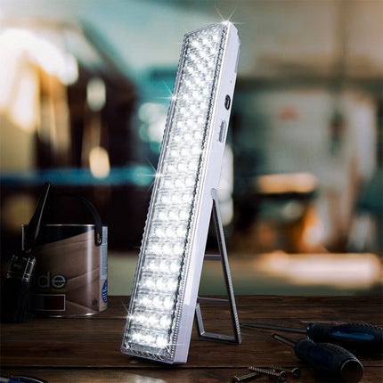 Lampada luce d’emergenza 18 watt 120 led 2 intensità di luce torcia ricaricabile dimmerabile luce bianca - enzoled