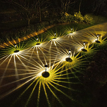 Picchetto a led faretto con pannello solare RGB + warm white lampada decorativa per esterno IP54 - enzoled