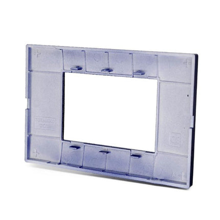 Placchetta 3 4 7 posti blue navy compatibile con vimar plana enzoled