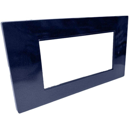 Placchetta 3 4 7 posti blue navy compatibile con vimar plana enzoled